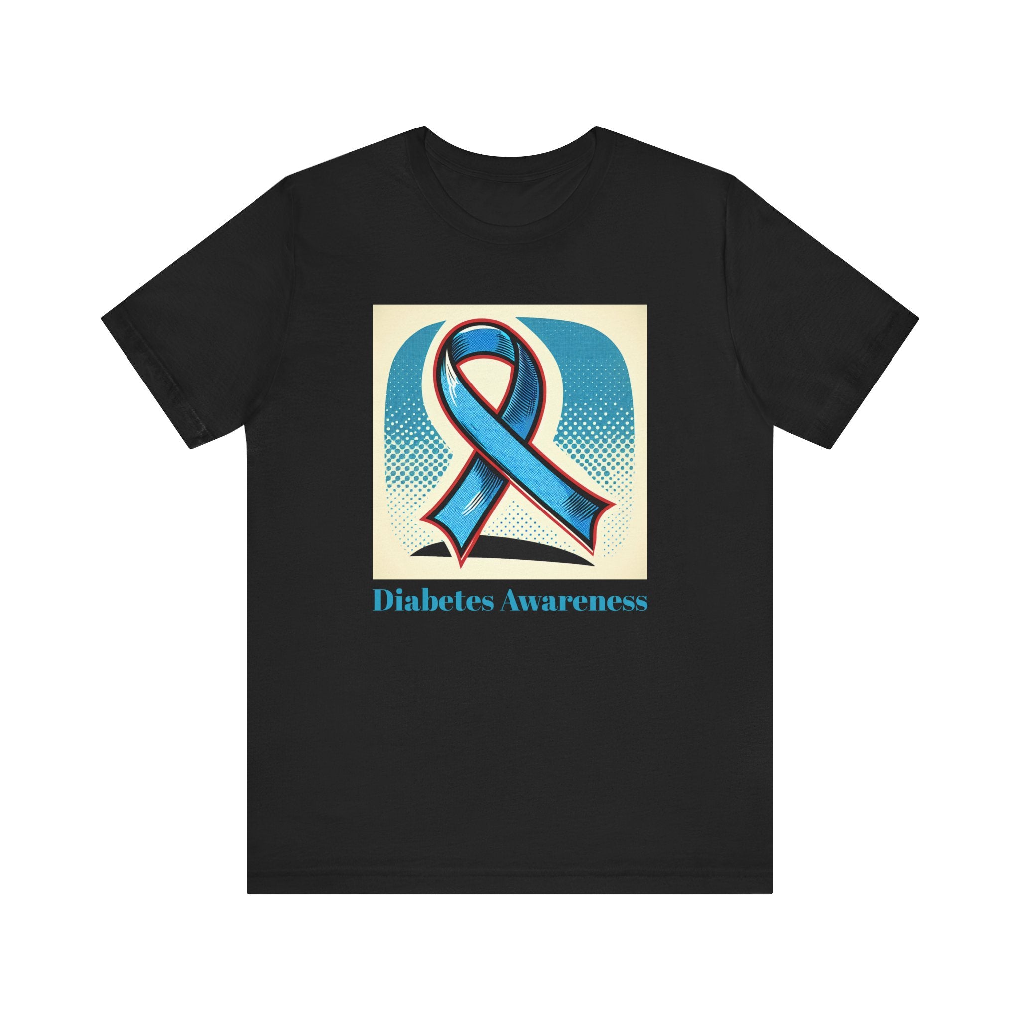 Diabetes Awareness, Blue Ribbon - Unisex Tee The Diabuddies Store T-Shirts $22.50