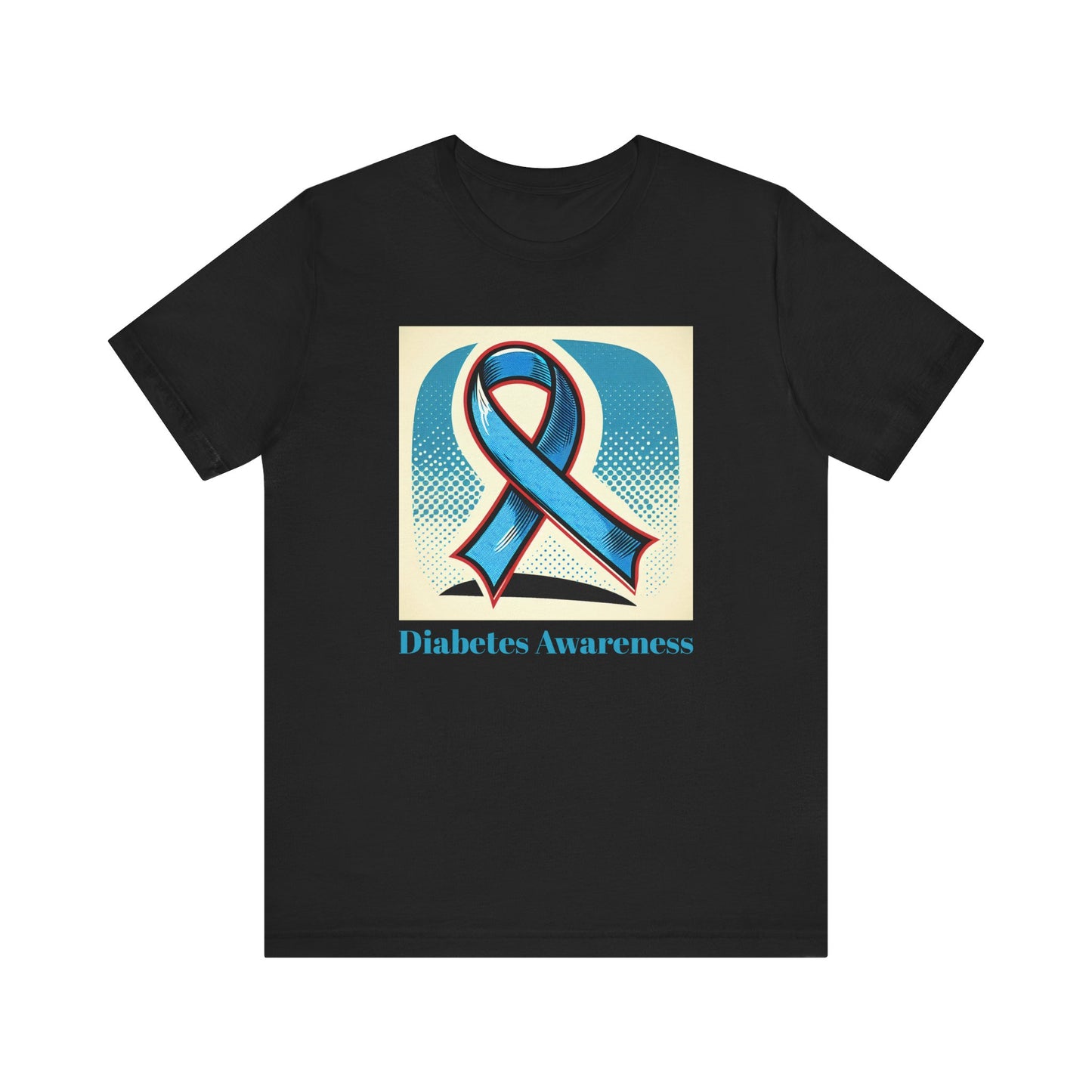 Diabetes Awareness, Blue Ribbon - Unisex Tee The Diabuddies Store T-Shirts $22.50