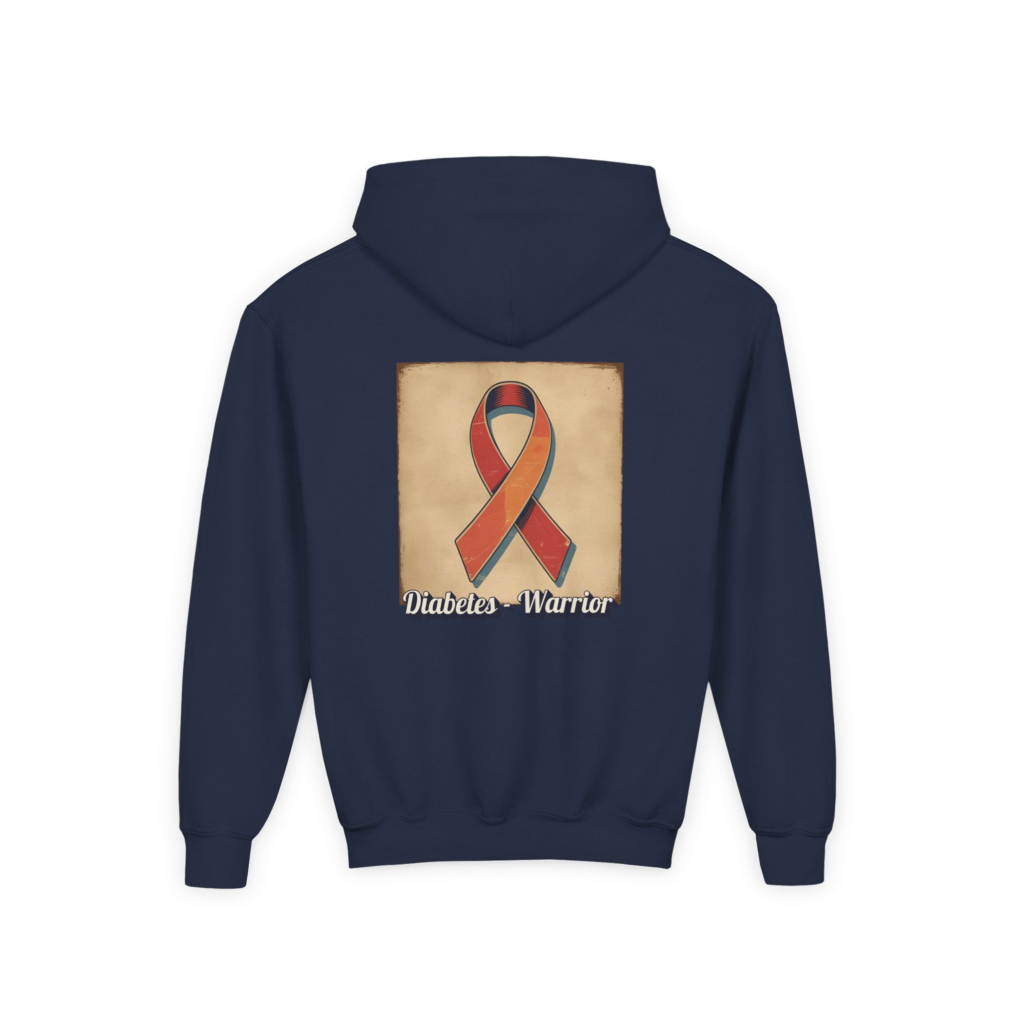 Diabetes Warrior, Retro Look - Youth Hoodie