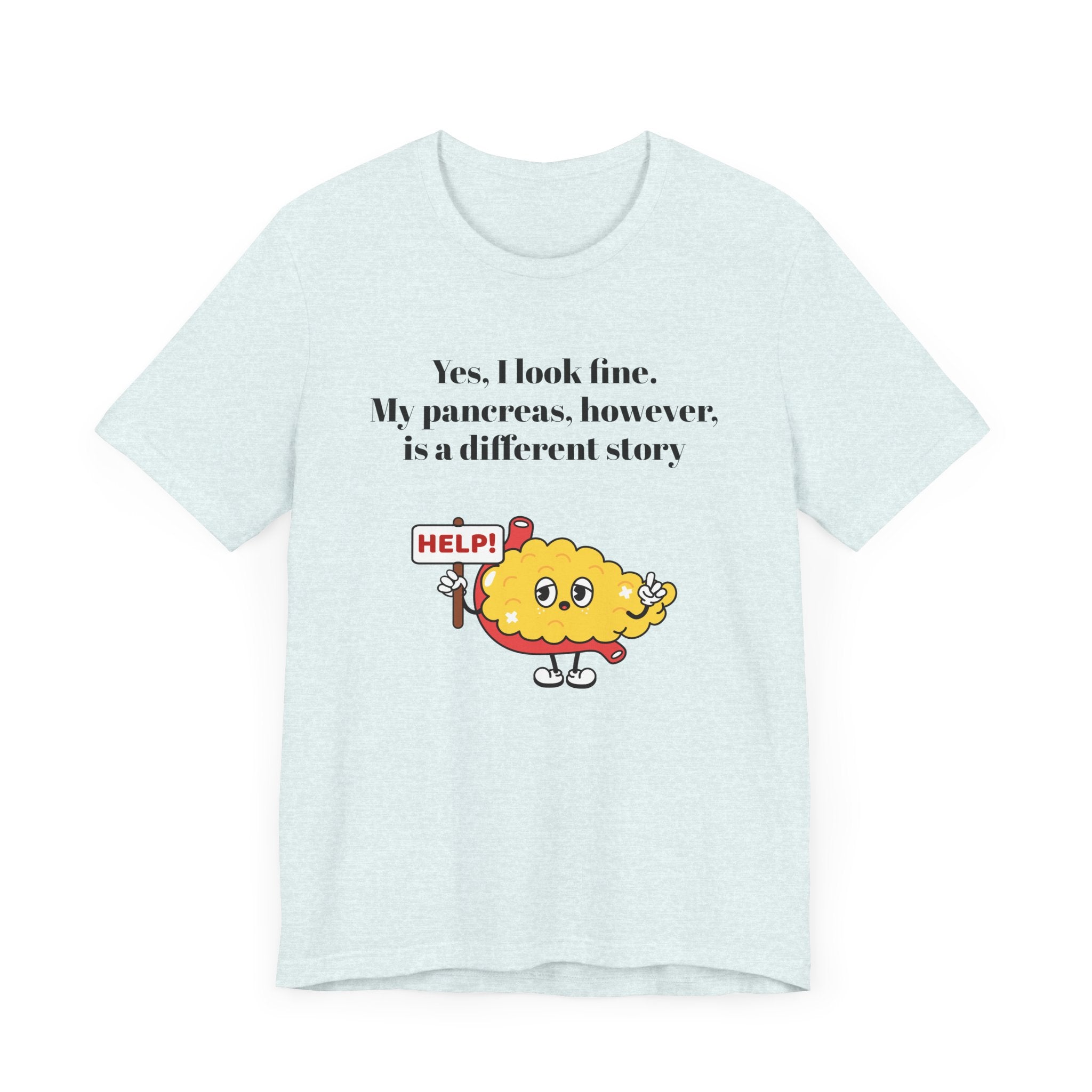 I'm Fine, Not my Pancreas - Unisex Tee The Diabuddies Store T-Shirts $24.25