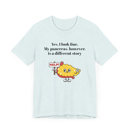 I'm Fine, Not my Pancreas - Unisex Tee The Diabuddies Store T-Shirts $24.25