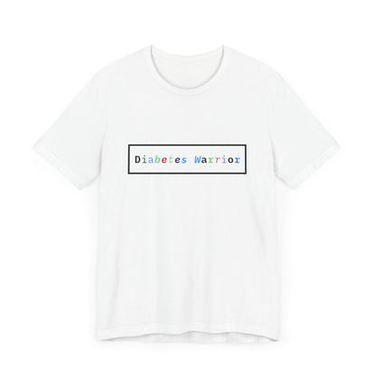 The Diabuddies Store Colorful Diabetes Warrior - Unisex Tee Colorful Diabetes Warrior - Unisex Tee: Offers a comfortable and stylish option for those who appreciate unique designs and supporting Diabetes Awareness. T-Shirts $24.25