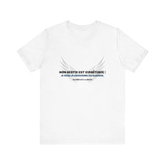 The Diabuddies Store My Bestie is Diabetic (French / Mon bestie, Guardienne) - Unisex Tee My Bestie is Diabetic (French / Mon bestie, Guardienne) - Unisex Tee: Celebrate your vital role! A proud declaration of your commitment and unique connection. T-Shir