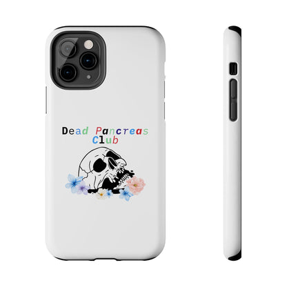 Skull & Flowers Dead Pancreas Club - Phone Case The Diabuddies Store Mobile Phone Cases $18.23
