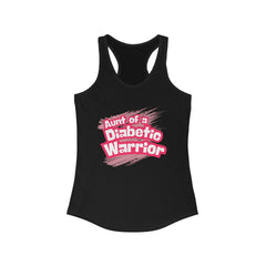 The Diabuddies Store Aunt of a Diabetic Warrior - Racerback Tank Aunt of a Diabetic Warrior - Racerback Tank: Your love, their strength, your comfort. For incredible aunts, this tank shows unwavering support and encouragement for your loved one bravely ba