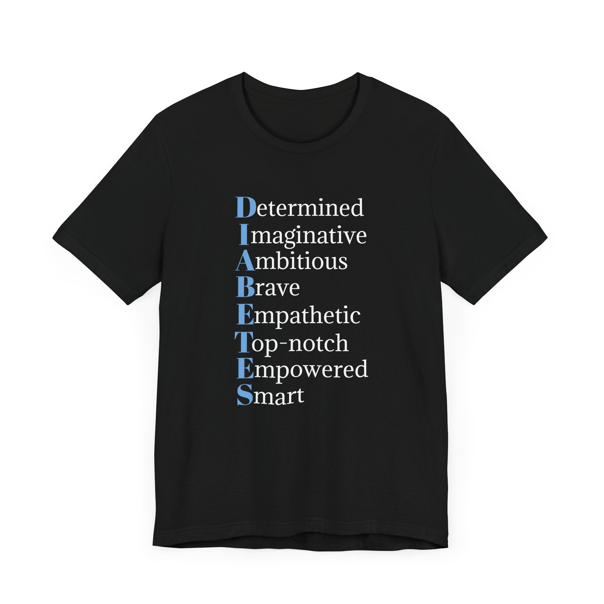 Diabetes: Qualities/Inspiring - Unisex Tee The Diabuddies Store T-Shirts $22.50