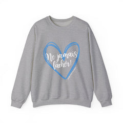 The Diabuddies Store Never Give Up French - Unisex Sweatshirt Never Give Up French - Unisex Sweatshirt: Help bring awareness to diabetes. some battles are fought within, and this sweatshirt is a testament to your strength. Sweatshirts Sweatshirt Casual Ou