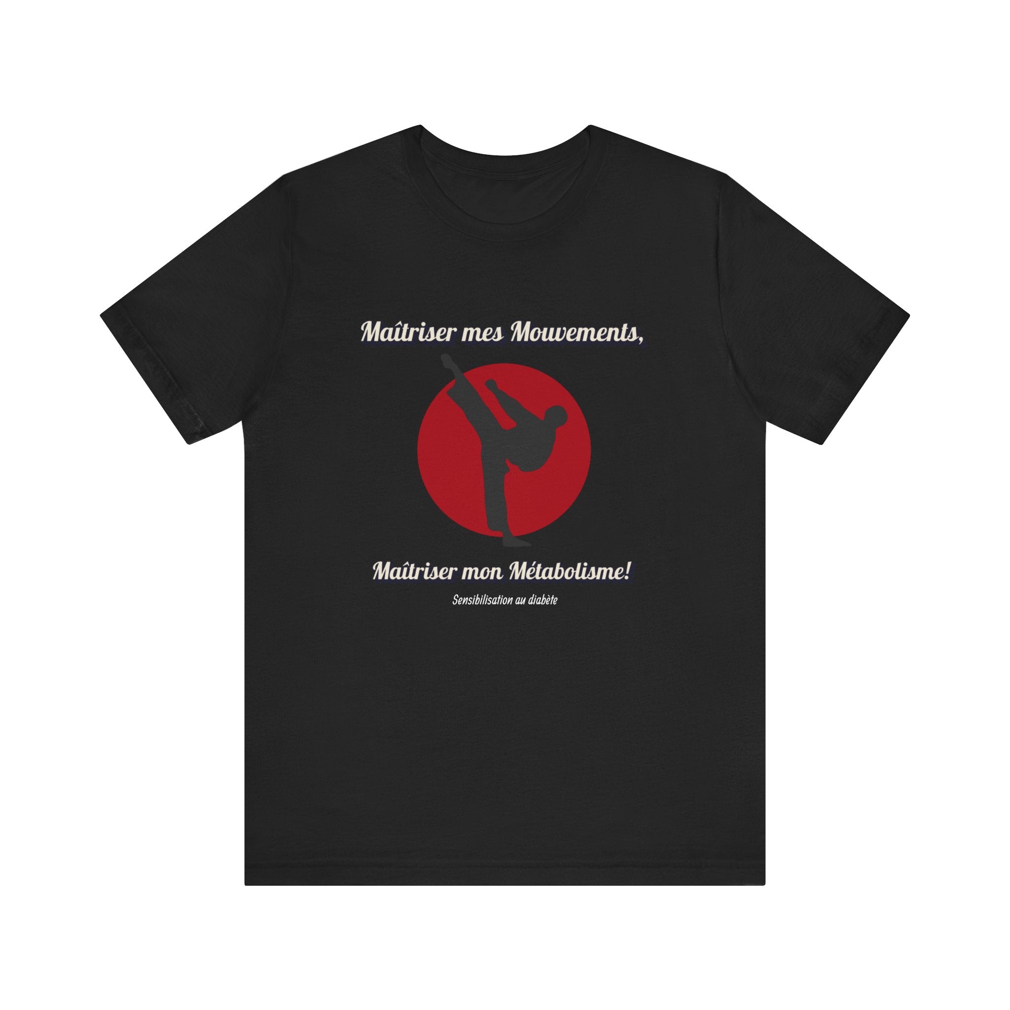 Diabetes & Karate (French) - Unisex Tee The Diabuddies Store T-Shirts $22.50