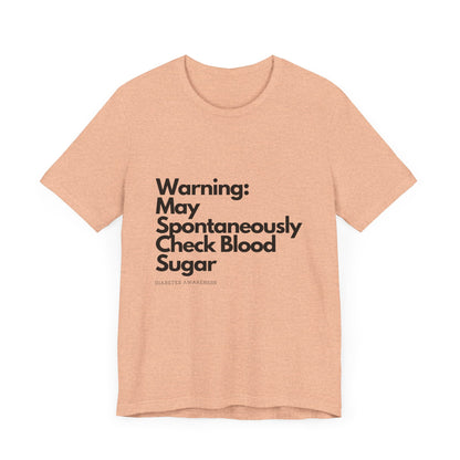 Warning: May Check BG - Unisex Tee The Diabuddies Store T-Shirts $22.38