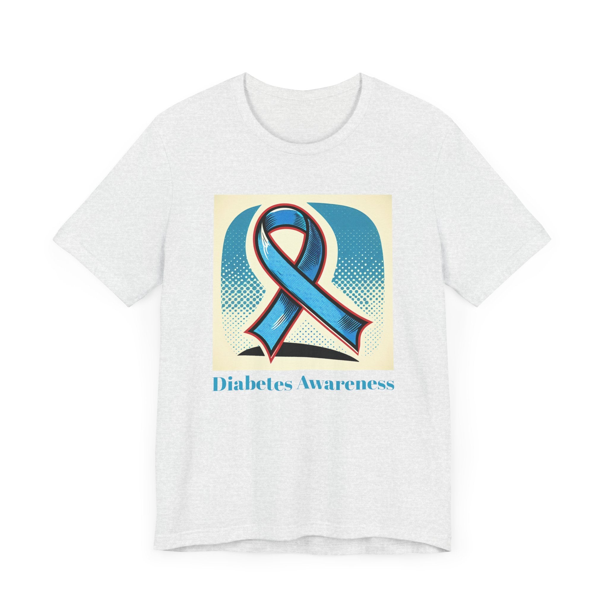 Diabetes Awareness, Blue Ribbon - Unisex Tee The Diabuddies Store T-Shirts $22.50