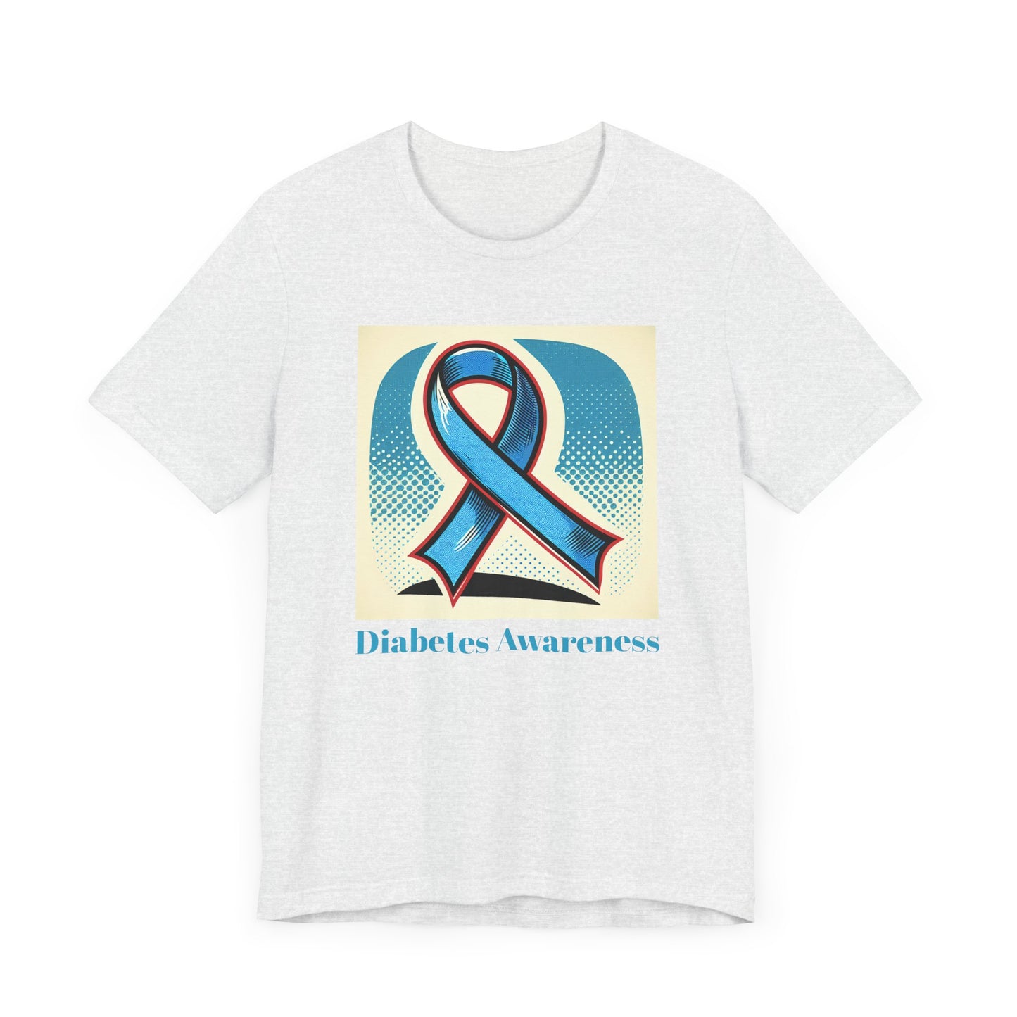 Diabetes Awareness, Blue Ribbon - Unisex Tee The Diabuddies Store T-Shirts $22.50