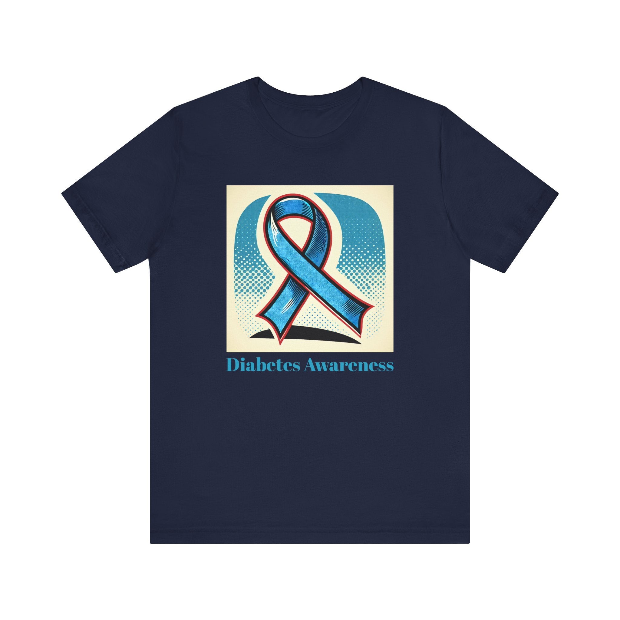 Diabetes Awareness, Blue Ribbon - Unisex Tee The Diabuddies Store T-Shirts $22.50