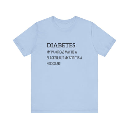 Slacker Pancreas & Rockstar! - Unisex Tee The Diabuddies Store T-Shirts $22.50