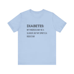 Slacker Pancreas & Rockstar! - Unisex Tee The Diabuddies Store T-Shirts $22.50