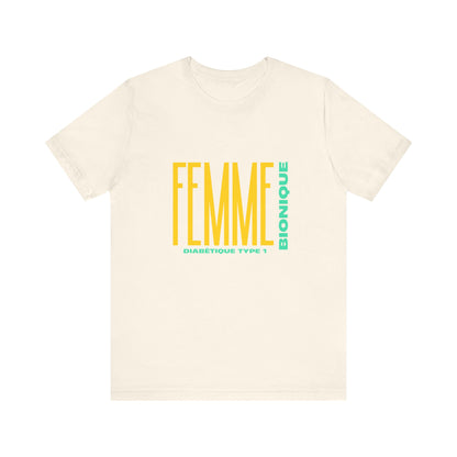 The Diabuddies Store Bionic Woman (French) - Unisex Tee Bionic Woman (French) - Unisex Tee: Unleash your inner Bionic strength! This Unisex Tee is a powerful statement of resilience, strength, and modern-day heroism for anyone living with Type 1 Diabetes.