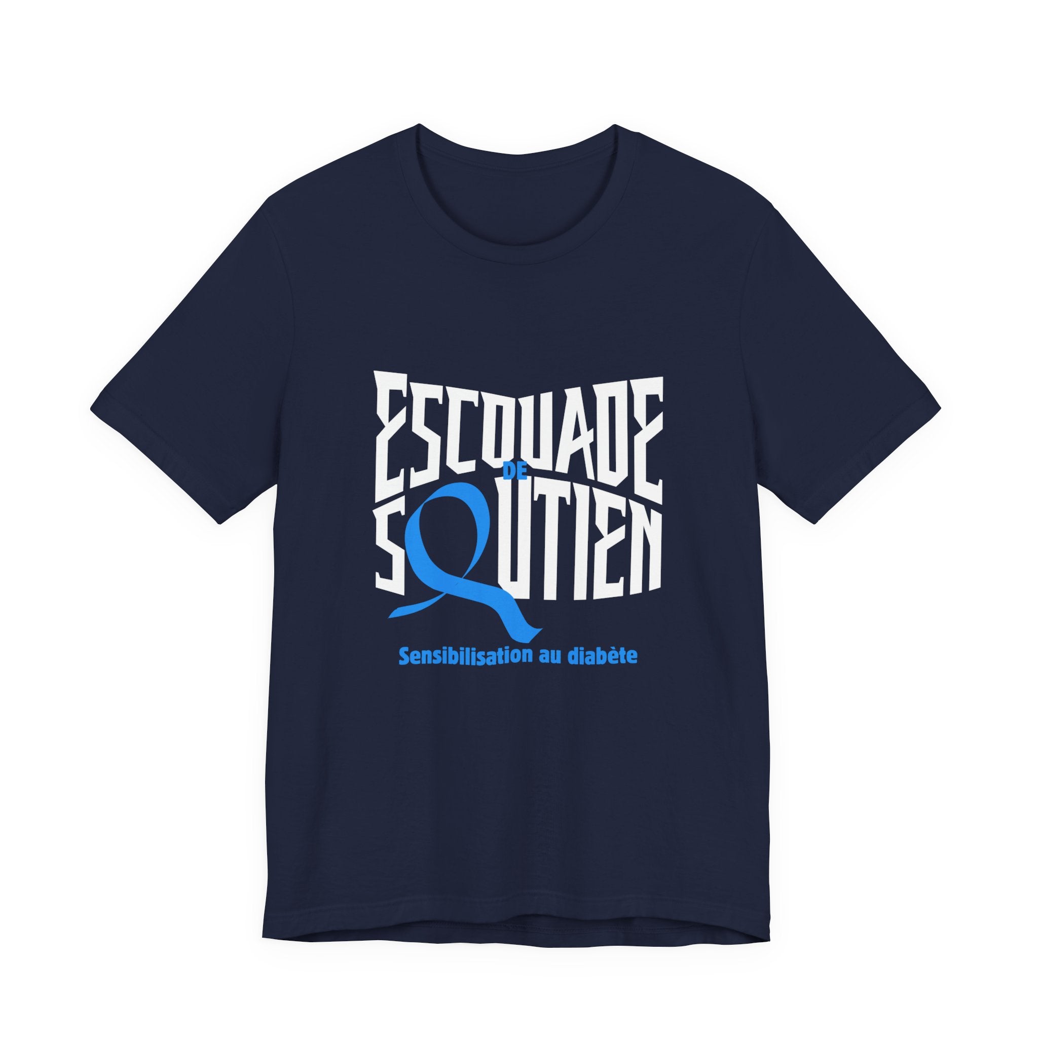 The Diabuddies Store T1D Support Squad (French)- Unisex Tee T1D Support Squad (French)- Unisex Tee: Join the T1D Support Squad! A soft, comfy tee for anyone showing love and solidarity for the T1D warrior in their life. T-Shirt Awareness clothing,Casual W