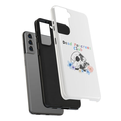 Skull & Flowers Dead Pancreas Club - Phone Case The Diabuddies Store Mobile Phone Cases $18.23