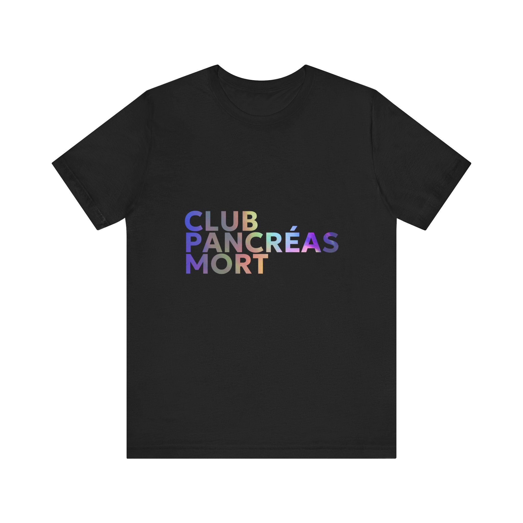 Rainbow Dead Pancreas Club (French) Unisex Tee The Diabuddies Store T-Shirts $22.38