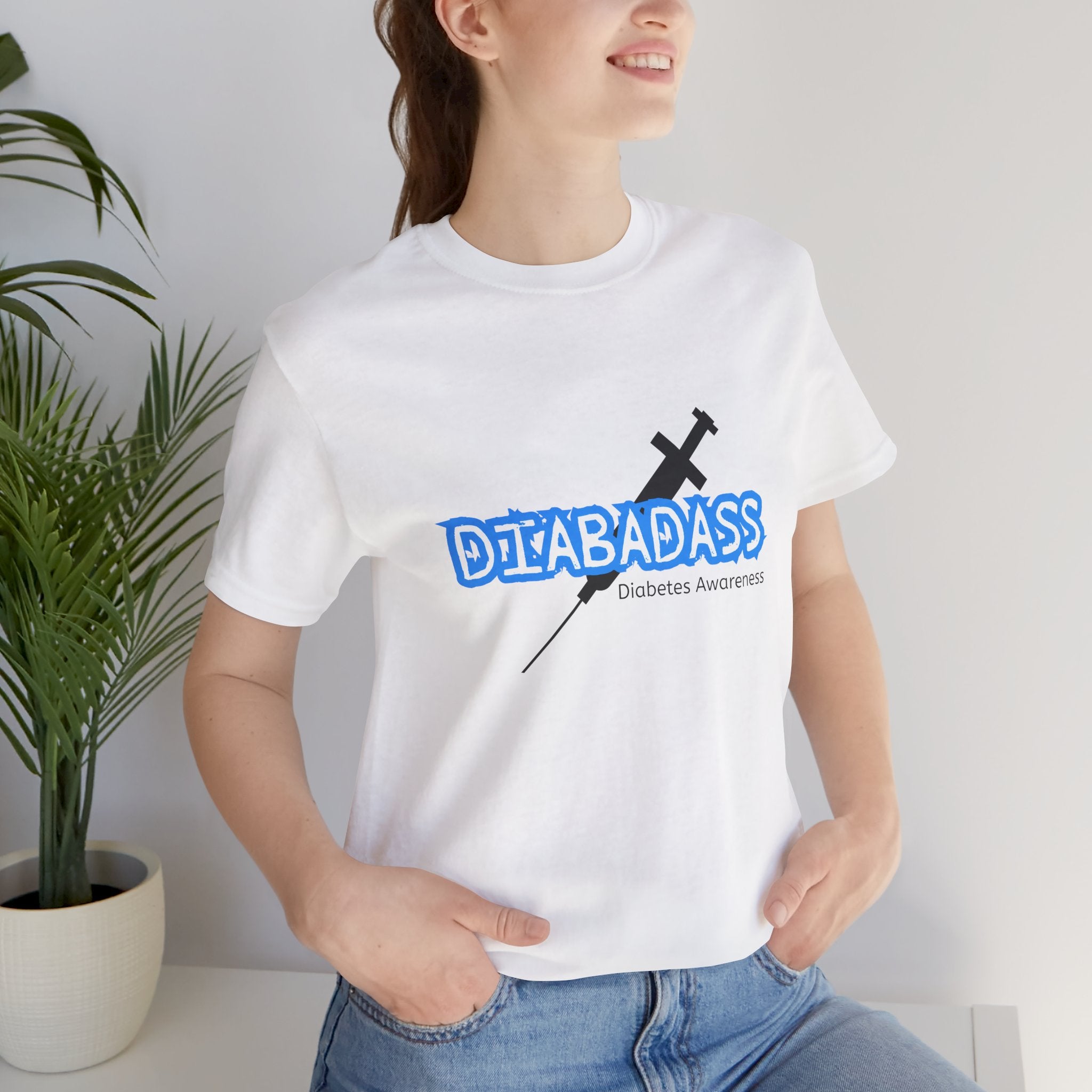 Diabetes Awareness, Diabadass - Unisex Tee The Diabuddies Store T-Shirts $22.50