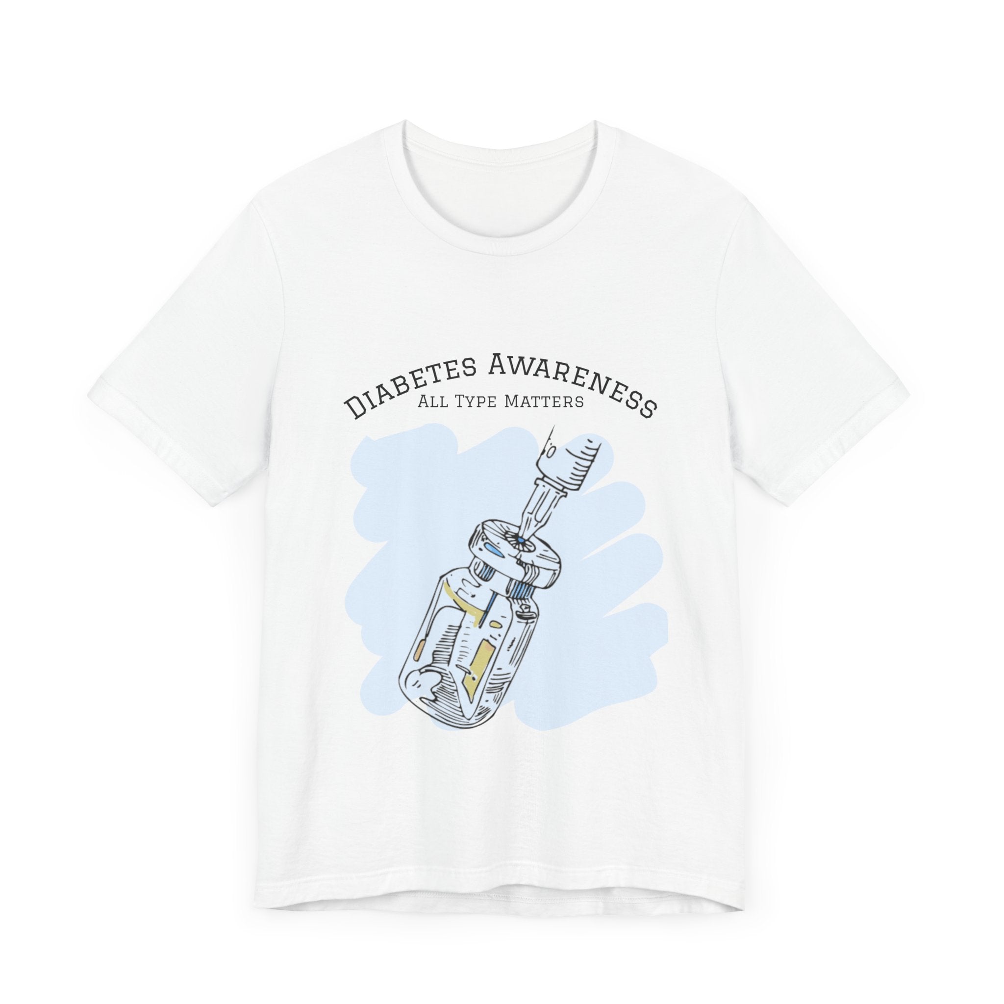 The Diabuddies Store Diabetes: All Type Matters - Unisex Tee Diabetes: All Type Matters - Unisex Tee: A powerful statement! This tee declares "All Type Matters," promoting unity and awareness for every person living with diabetes. T-Shirts $24.73