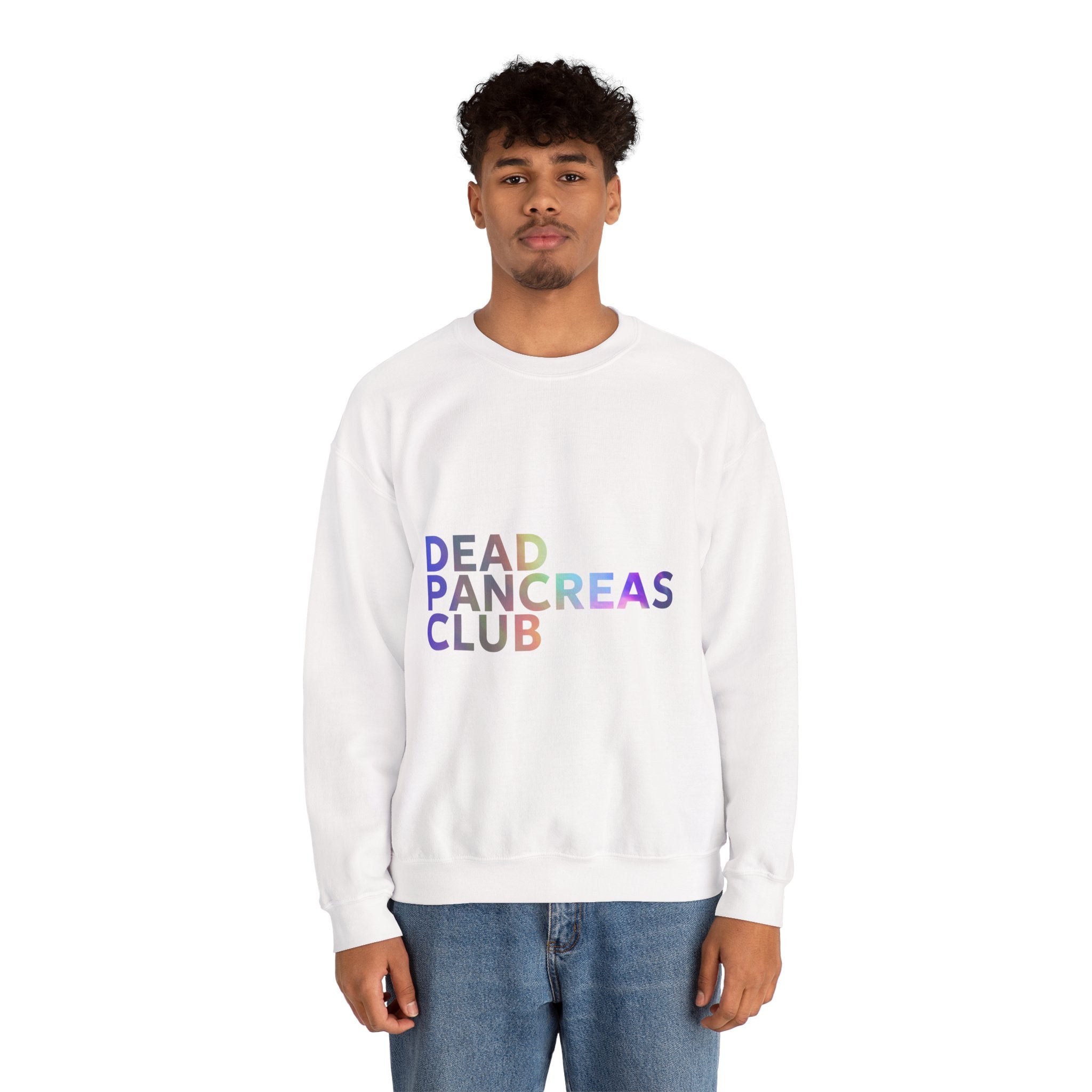 Dead Pancreas Club (Lettering) - Unisex Sweatshirt The Diabuddies Store Sweatshirts $32.95