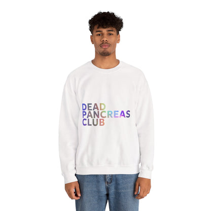 Dead Pancreas Club (Lettering) - Unisex Sweatshirt The Diabuddies Store Sweatshirts $32.95