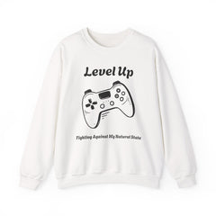 Level Up (Gaming Remote Control) - Unisex Sweatshirt The Diabuddies Store Sweatshirts $29.49