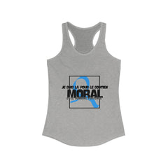 The Diabuddies Store Moral Support and Emergency Candy (French) - Racerback Tank Moral Support and Emergency Candy (French) - Racerback Tank: Being a friend to someone with diabetes means being ready for anything – from offering a listening ear to, well,