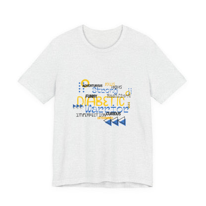 The Diabuddies Store Uplifted & Unleashed - Unisex Tee Uplifted & Unleashed - Unisex Tee: Embrace your strength, defy the odds. The "Uplifted & Unleashed" tee is more than just a shirt; it's a vibrant testament to the diabetic warrior within. Adorned with