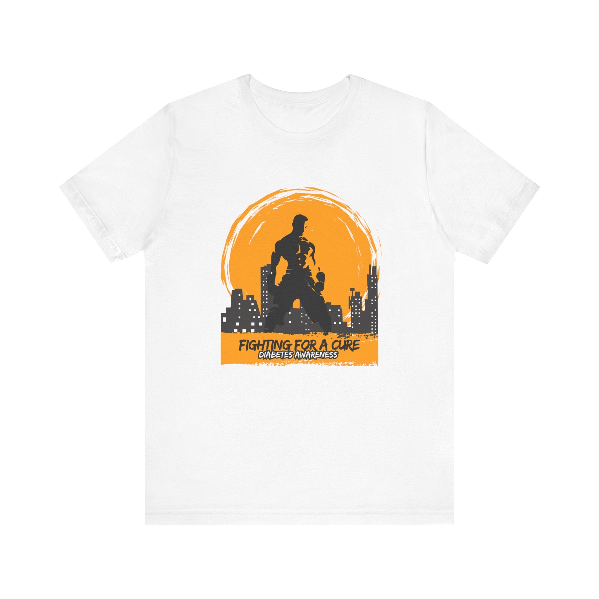 The Diabuddies Store Fighting for a Cure - Unisex Tee Fighting for a Cure - Unisex Tee: Make a statement that matters with this Unisex Tee. This comfortable and versatile shirt is a powerful way to raise awareness and spark conversations. Wear it proudly