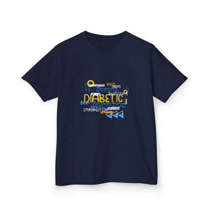 The Diabuddies Store Uplifted & Unleashed - Kids Tee Uplifted & Unleashed - Kids Tee: Embrace your strength, defy the odds. The "Uplifted & Unleashed" Kids Tee is more than just a Tee; it's a vibrant testament to the diabetic warrior within. T-Shirts $17.