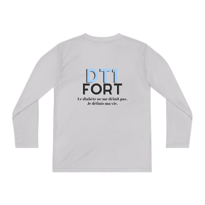 The Diabuddies Store T1D Strong (French) - Long-sleeved Youth Tee T1D Strong (French) - Long-sleeved Youth Tee is a soft, breathable and lets kids wear their resilience with pride. It's a simple yet powerful way to raise awareness for Type 1 Diabetes. Kid