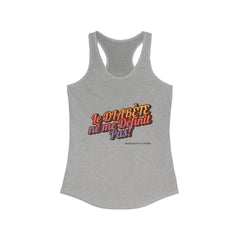 Diabetes doesn`t Define me! (French) - Racerback Tank The Diabuddies Store Tank Tops $19.96