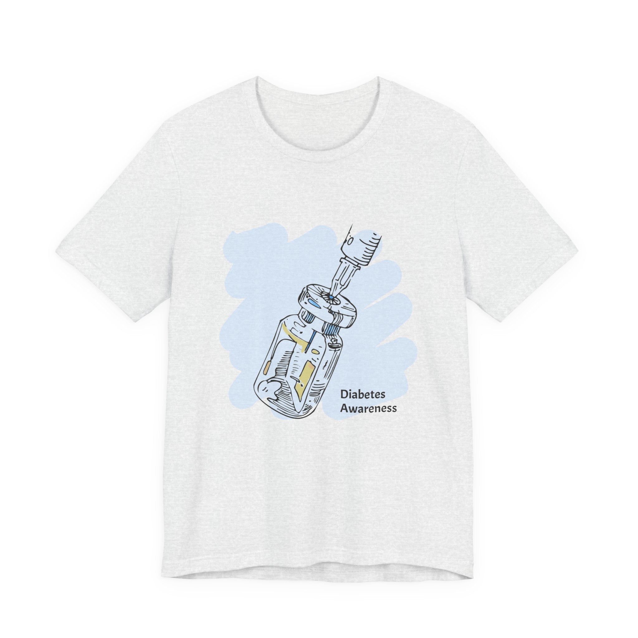 Insulin Vial Diabetes Awareness Unisex Tee The Diabuddies Store T-Shirts $22.50
