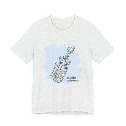 Insulin Vial Diabetes Awareness Unisex Tee The Diabuddies Store T-Shirts $22.50