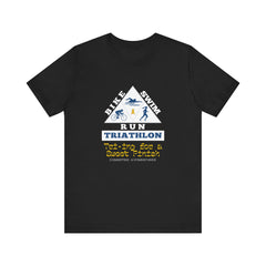 The Diabuddies Store Diabetes & Triathlon - Unisex Tee Diabetes & Triathlon - Unisex Tee: The "Tri-ing for a Sweet Finish" slogan is a powerful nod to both your athletic goals and your journey with diabetes. It's about achieving victory on your own terms.