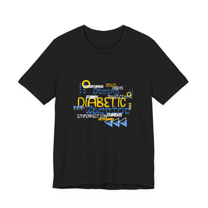The Diabuddies Store Uplifted & Unleashed - Unisex Tee Uplifted & Unleashed - Unisex Tee: Embrace your strength, defy the odds. The "Uplifted & Unleashed" tee is more than just a shirt; it's a vibrant testament to the diabetic warrior within. Adorned with