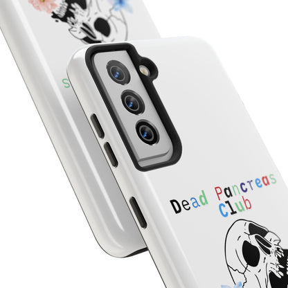 Skull & Flowers Dead Pancreas Club - Phone Case The Diabuddies Store Mobile Phone Cases $18.23