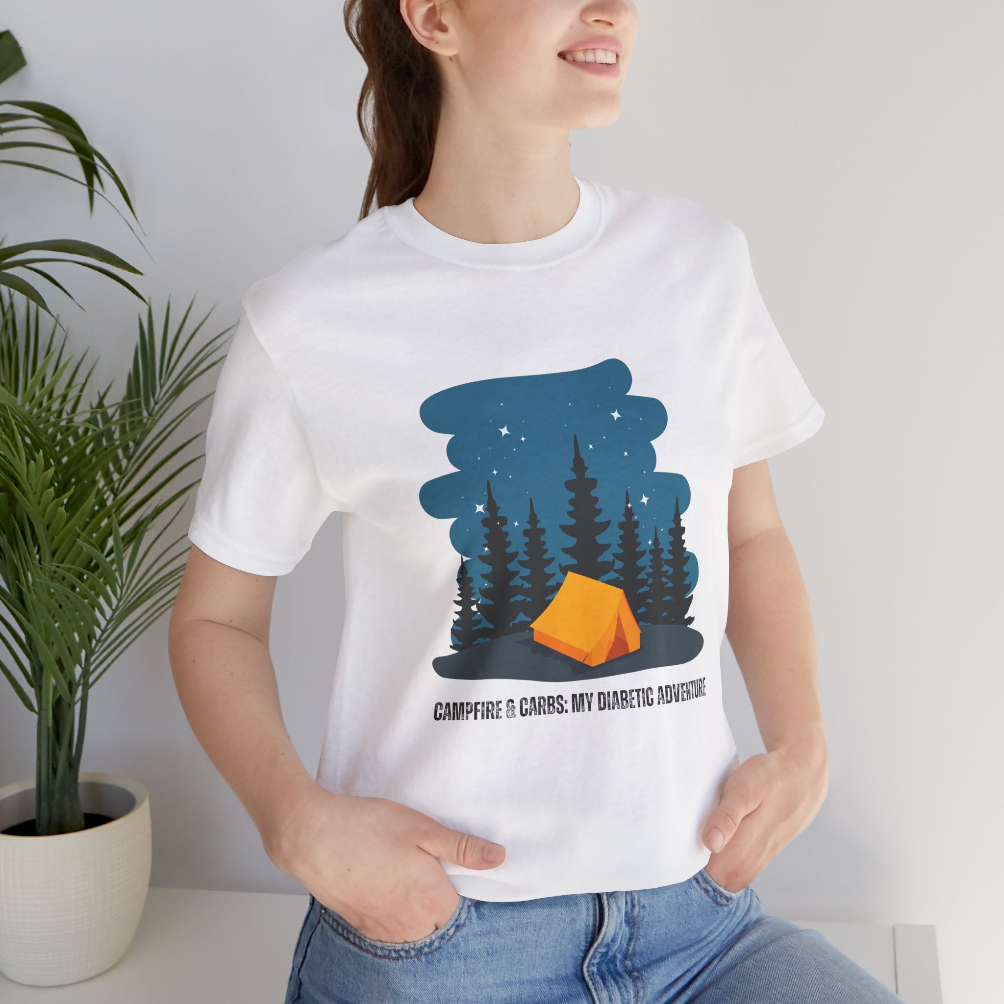 Campfire & Carbs! - Unisex Tee The Diabuddies Store T-Shirts $22.50