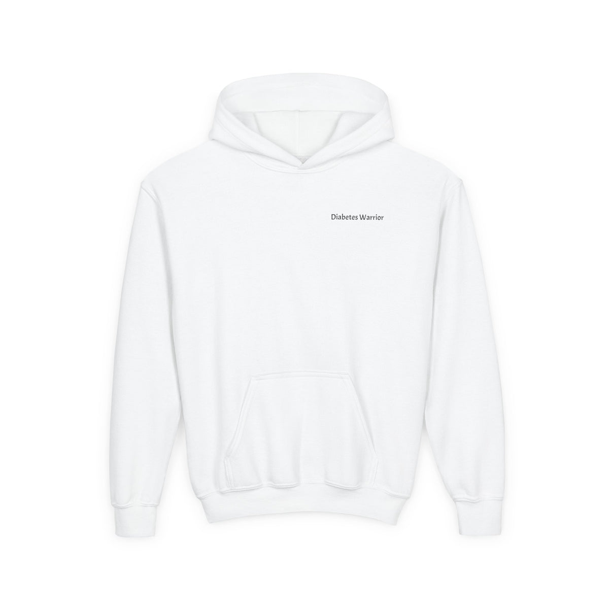 Diabetes Awareness Blue Ribbon - Youth Hoodie The Diabuddies Store Hoodies $31.56