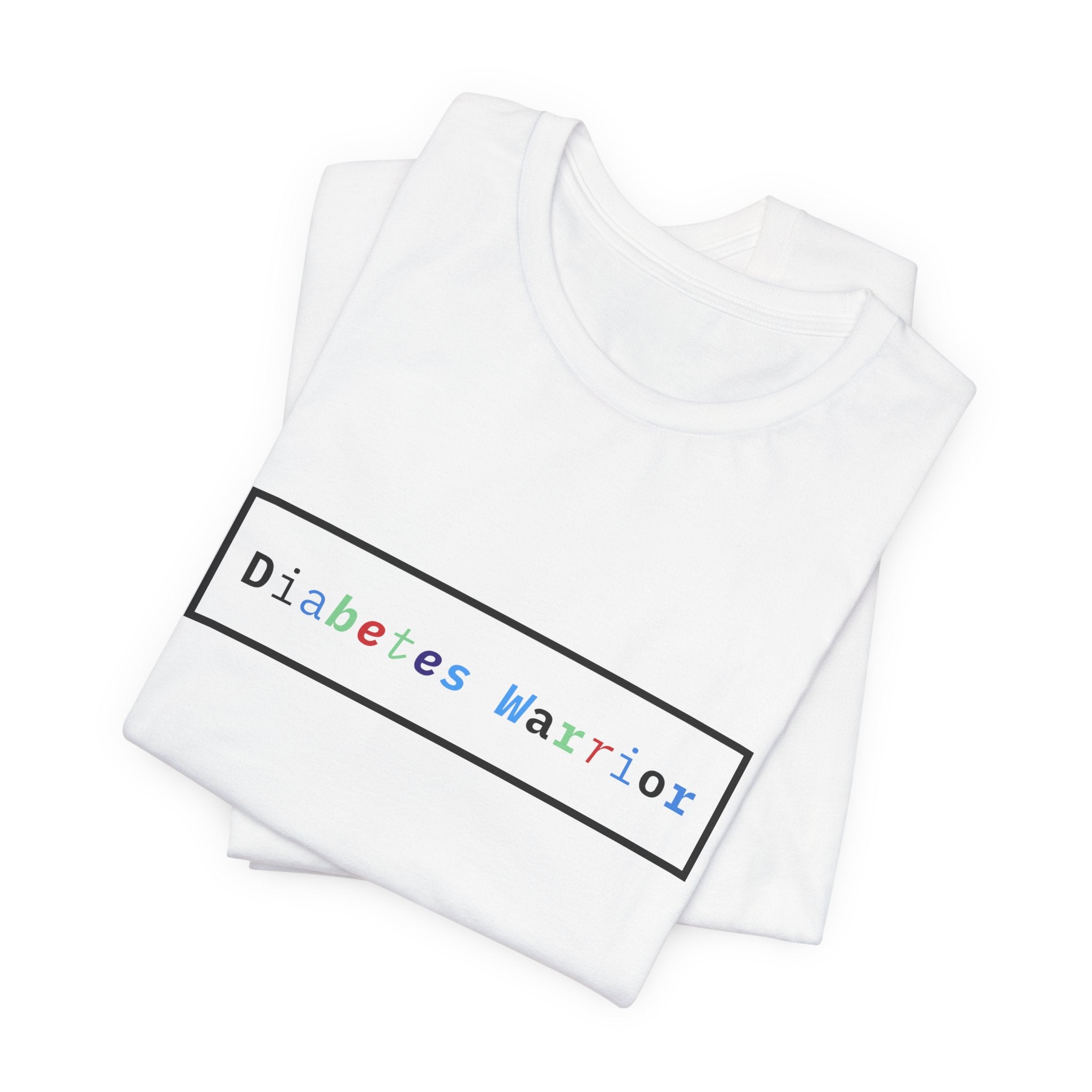 The Diabuddies Store Colorful Diabetes Warrior - Unisex Tee Colorful Diabetes Warrior - Unisex Tee: Offers a comfortable and stylish option for those who appreciate unique designs and supporting Diabetes Awareness. T-Shirts $24.25