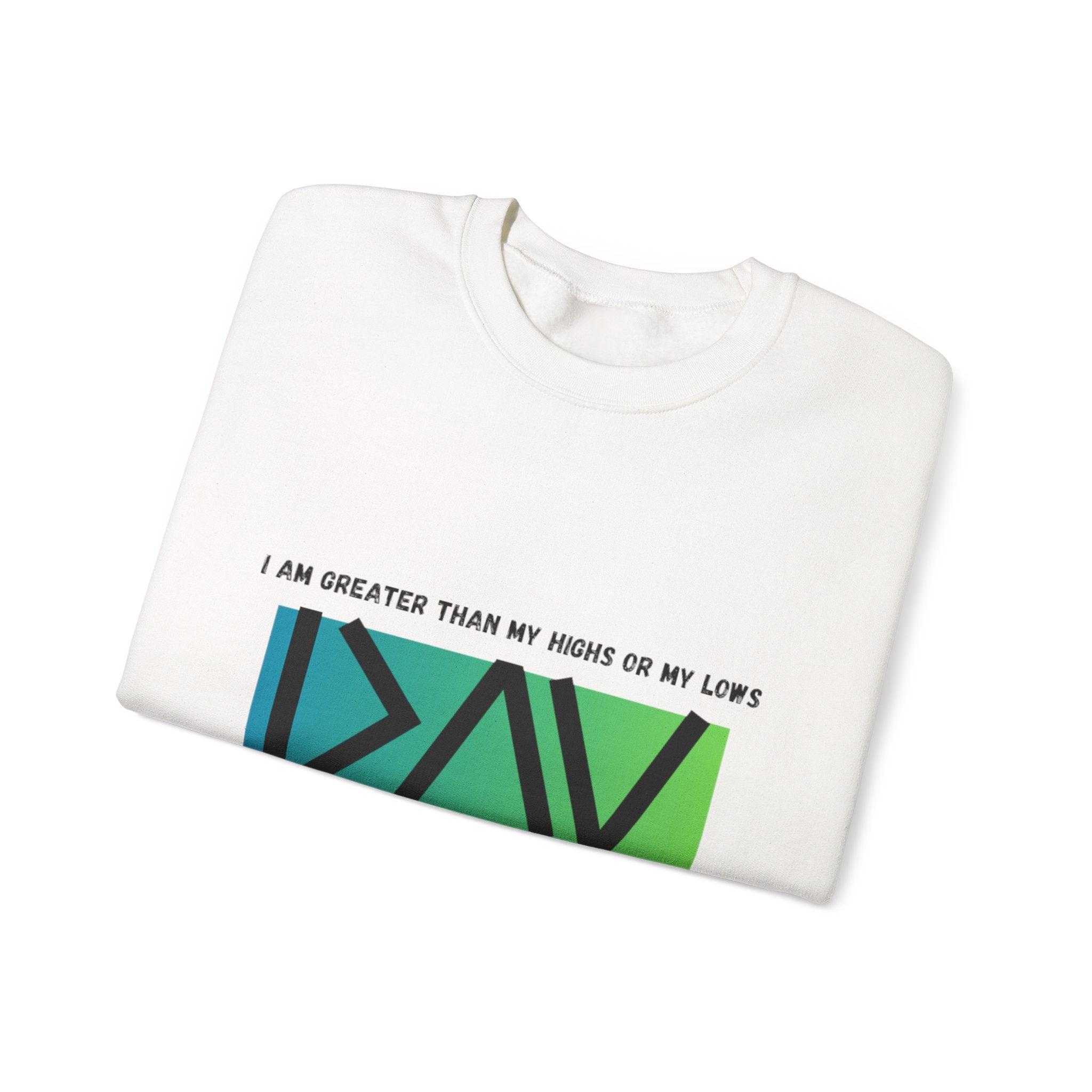 Greater Than My Highs (Green) - Unisex Sweatshirt The Diabuddies Store Sweatshirts $32.95