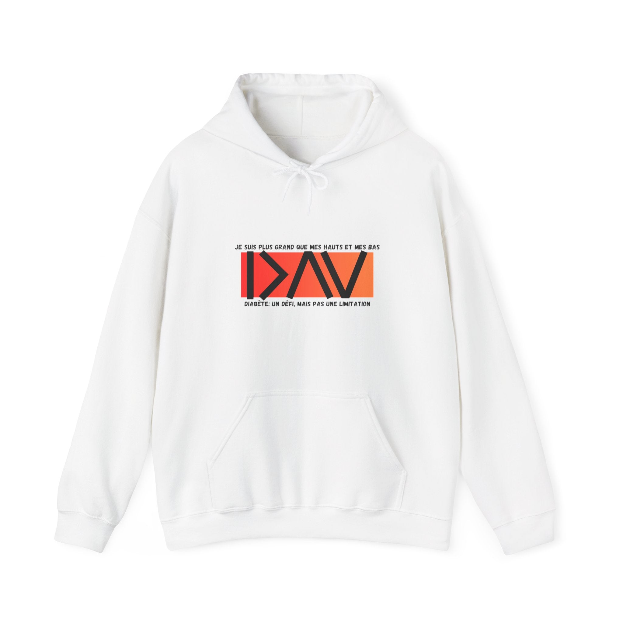 The Diabuddies Store Greater Than (French/Orange) - Unisex Hoodie Greater Than (French/Orange) - Unisex Hoodie: Make a bold statement: You are always greater than! Our "Greater Than" Unisex Hoodie in vibrant orange is designed to stand out and uplift. Hoo