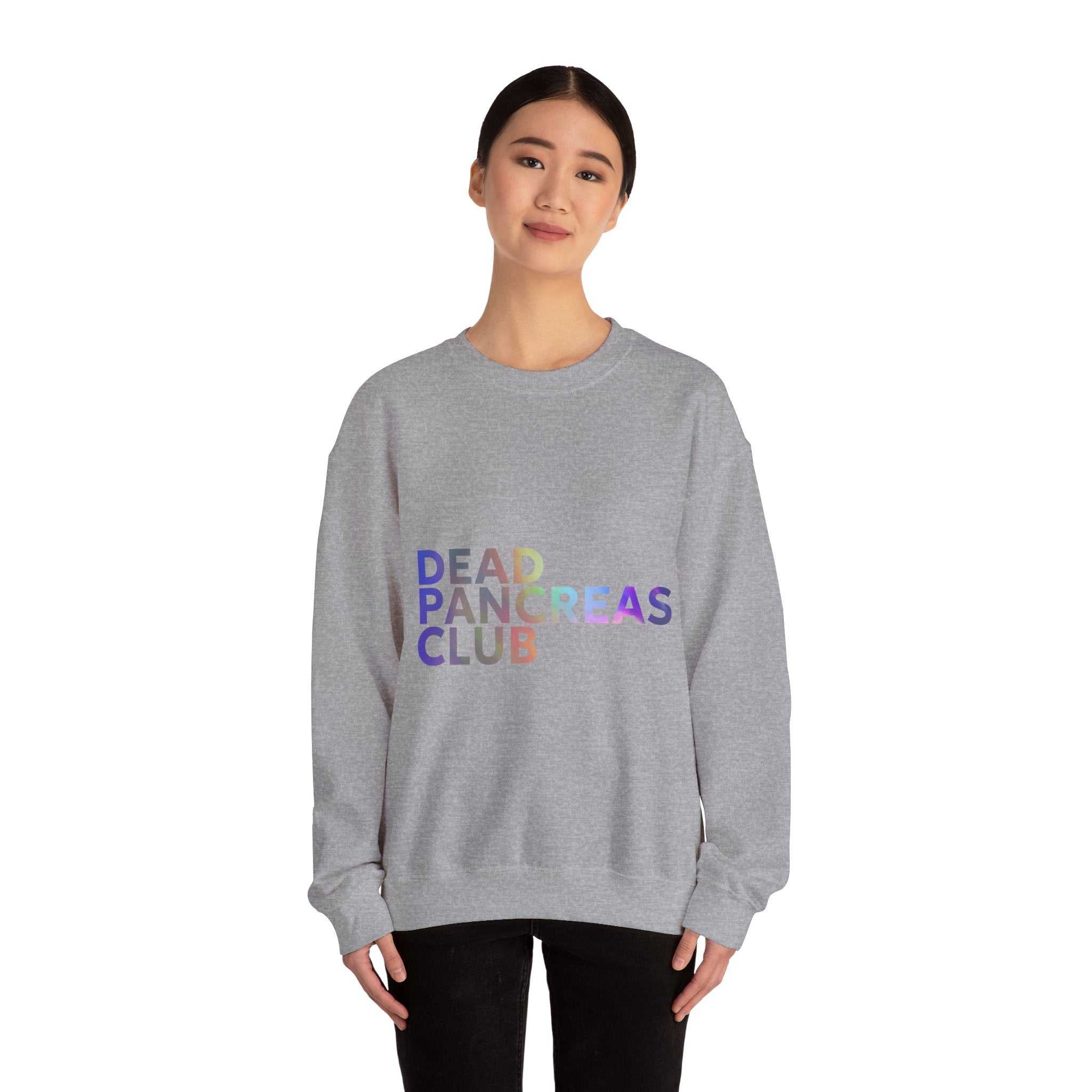 Dead Pancreas Club (Lettering) - Unisex Sweatshirt The Diabuddies Store Sweatshirts $32.95