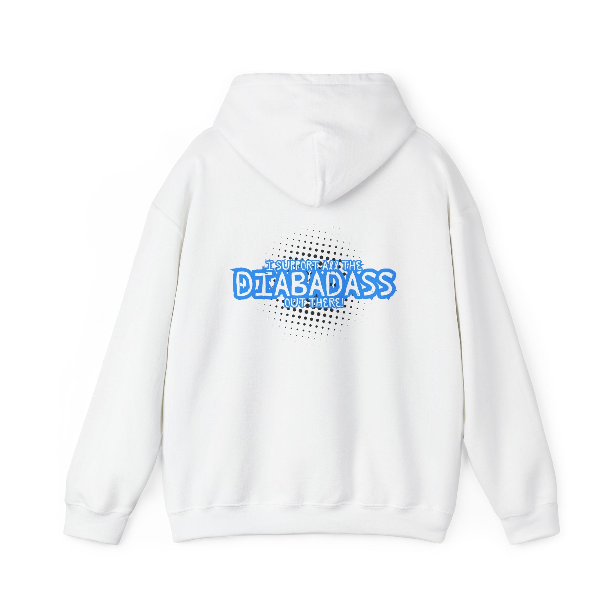 I Support All the Diabadass out there! - Unisex Hoodie The Diabuddies Store Hoodies $32.41