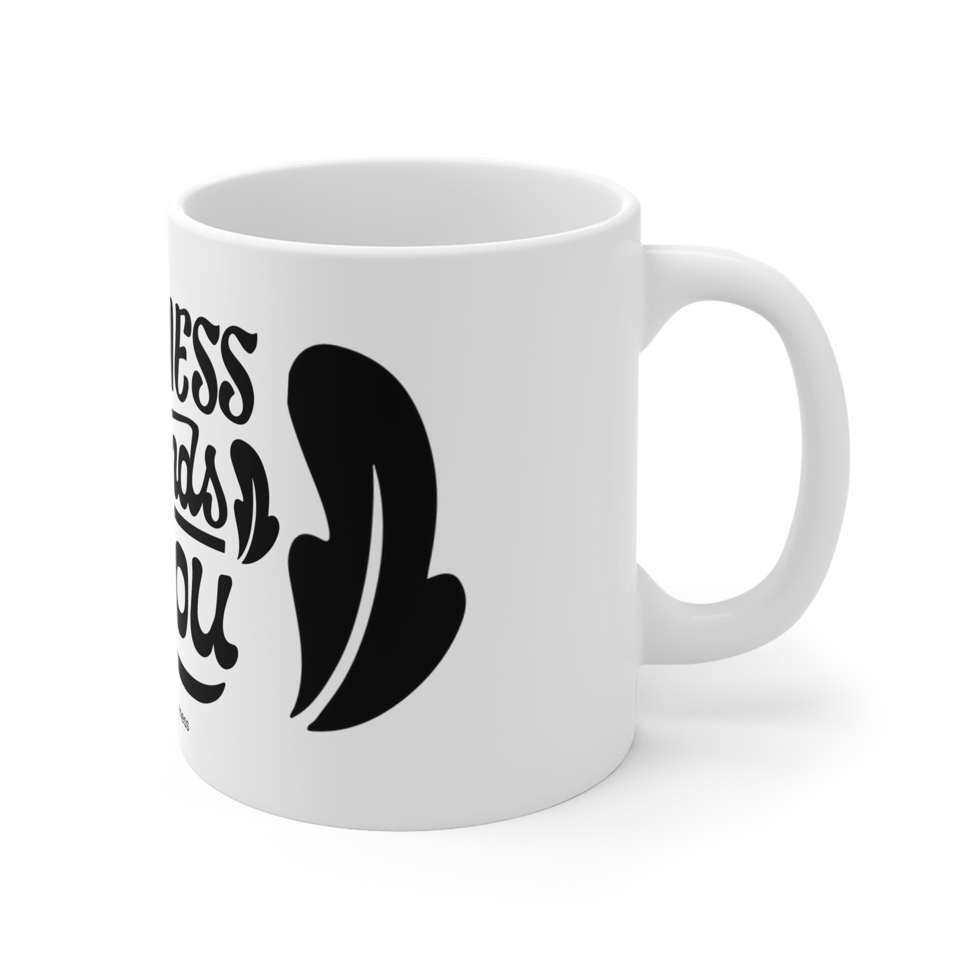 The Diabuddies Store Happiness Depends on you! - Mug 11oz Happiness Depends on you! - Mug 11oz: Start your day with a powerful dose of positivity! Our mug is more than just a cup—it's a daily reminder that your joy is in your hands. Crafted from durable c