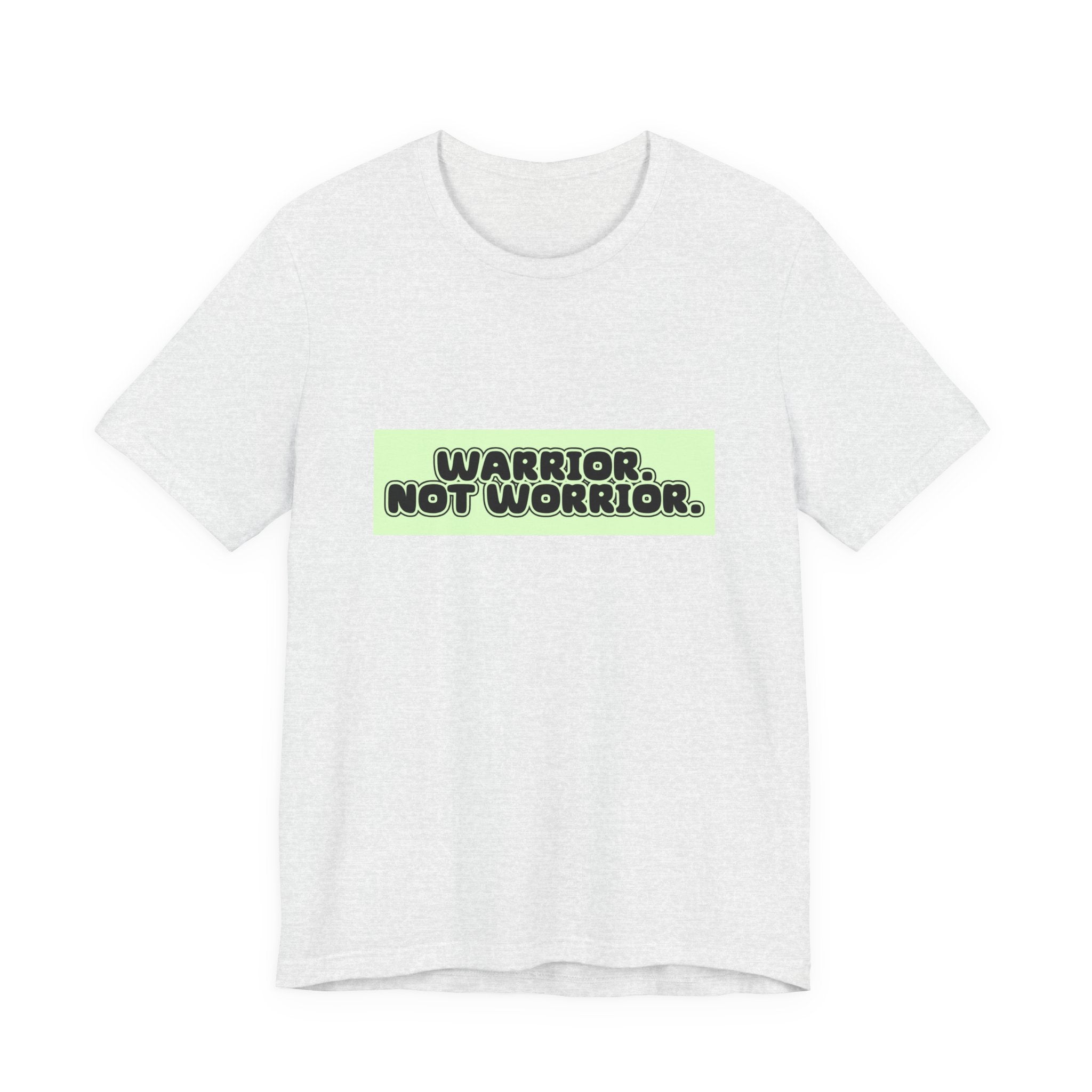 The Diabuddies Store Warrior. Not Worrior. - Unisex Tee Warrior. Not Worrior. - Unisex Tee: For those who face challenges head-on & spell "warrior" right. A clear statement of strength, resilience & sharp detail. T-Shirts $30.27