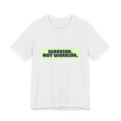 The Diabuddies Store Warrior. Not Worrior. - Unisex Tee Warrior. Not Worrior. - Unisex Tee: For those who face challenges head-on & spell "warrior" right. A clear statement of strength, resilience & sharp detail. T-Shirts $30.27