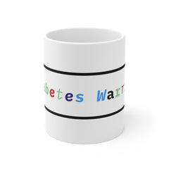 The Diabuddies Store Diabetes Warrior - Mug 11oz Diabetes Warrior - Mug 11oz: Start your day with strength and a powerful message with our "Diabetes Warrior" 11oz ceramic mug. This thoughtfully designed mug is more than just a cup; it's a daily affirmatio