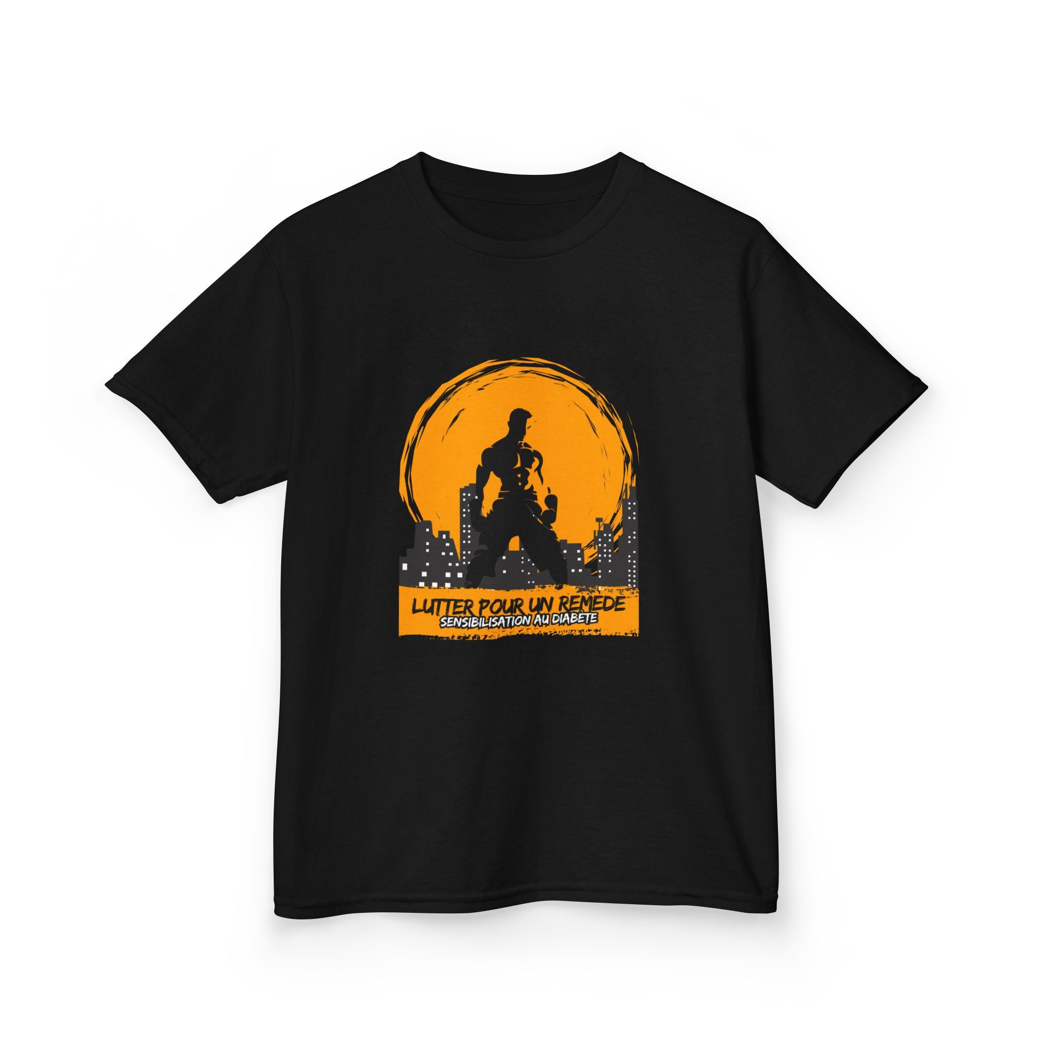 The Diabuddies Store Fighting for a Cure (French) - Kids Tee Fighting for a Cure (French) - Kids Tee: This soft, comfy tee is for the little fighter in your life. Featuring the phrase "Lutter pour un remède" (Fighting for a Cure) in French, it's a powerfu